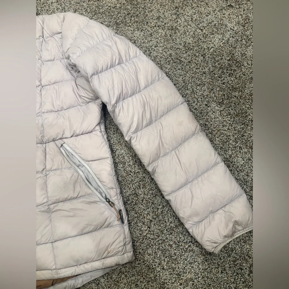 REI CO-OP 650 Lilac light purple Quilted Puffer women’s medium Jacket - used - Picture 4 of 8